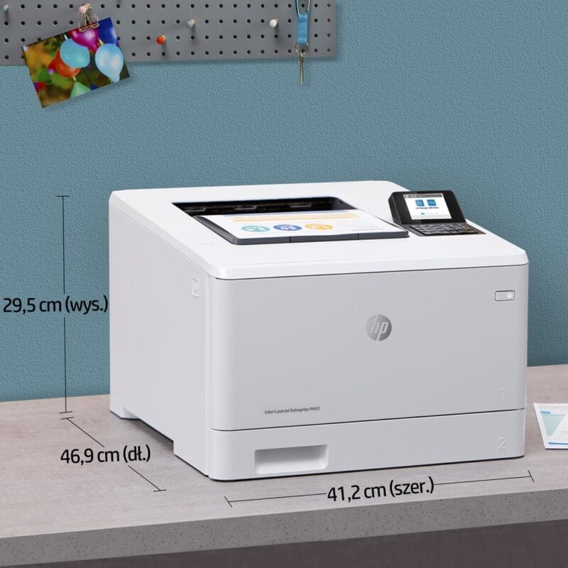 HP Color LaserJet Pro M455dn | Kolor | A4 | Duplex | LAN