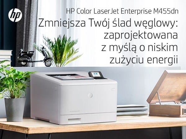 HP Color LaserJet Pro M455dn | Kolor | A4 | Duplex | LAN