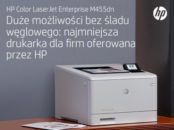 HP Color LaserJet Pro M455dn | Kolor | A4 | Duplex | LAN
