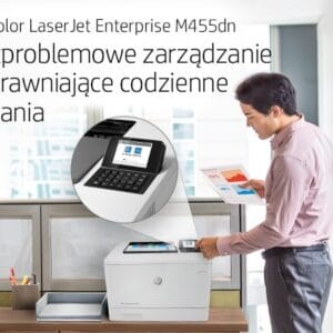 HP Color LaserJet Pro M455dn | Kolor | A4 | Duplex | LAN