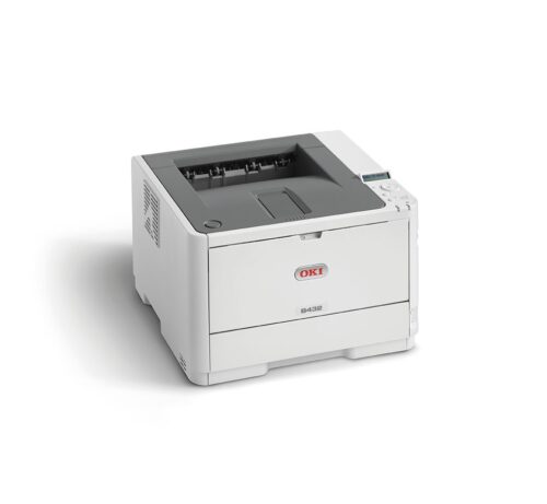 OKI B432DN | Drukarka laserowa mono | A4 | 1200 x 1200 dpi | 40 str./min | Duplex | USB | LAN
