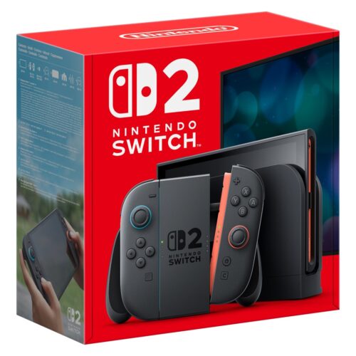 Nintendo Switch 2 Black | Nowa konsola przenośna 2025 | Ekran OLED | Wi-Fi | Czarna