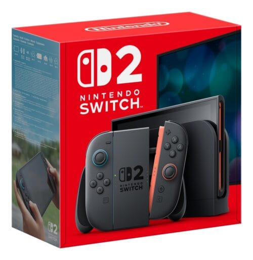 Nintendo Switch 2 Black | Nowa konsola przenośna 2025 | Ekran OLED | Wi-Fi | Czarna