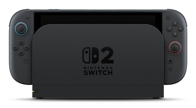 Nintendo Switch 2 Black | Nowa konsola przenośna 2025 | Ekran OLED | Wi-Fi | Czarna