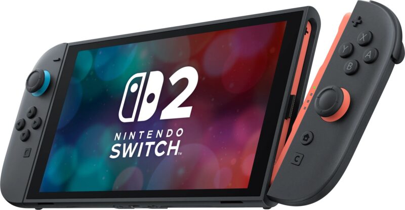 Nintendo Switch 2 Black | Nowa konsola przenośna 2025 | Ekran OLED | Wi-Fi | Czarna