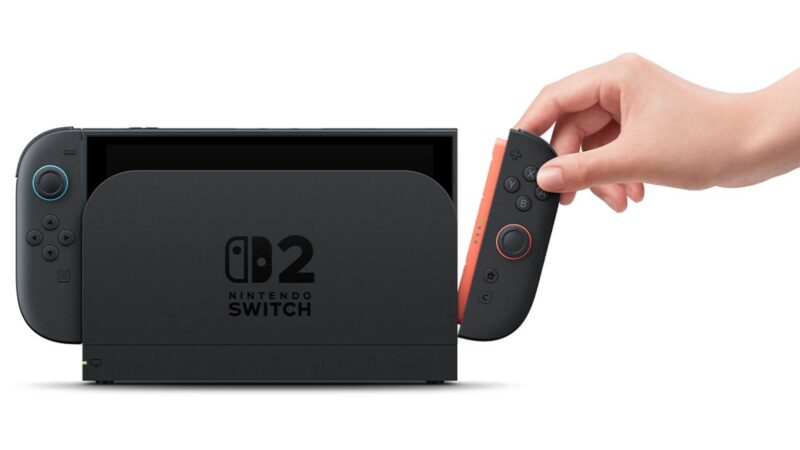 Nintendo Switch 2 Black | Nowa konsola przenośna 2025 | Ekran OLED | Wi-Fi | Czarna