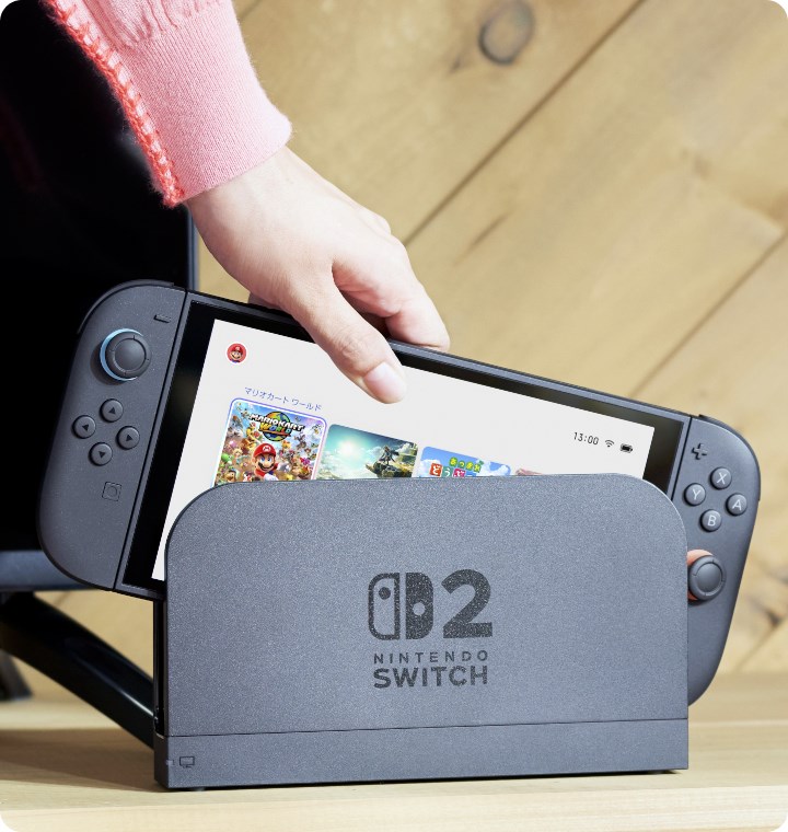 Nintendo Switch 2 Black | Nowa konsola przenośna 2025 | Ekran OLED | Wi-Fi | Czarna