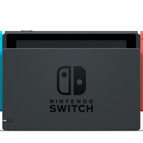 Nintendo Switch 32 GB | Konsola przenośna do gier | Wi-Fi | Szaro-Czerwono-Niebieska