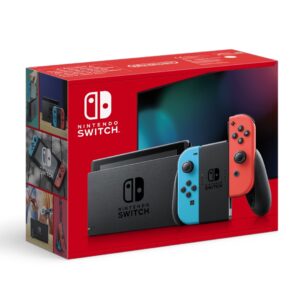 Nintendo Switch 32 GB | Konsola przenośna do gier | Wi-Fi | Szaro-Czerwono-Niebieska