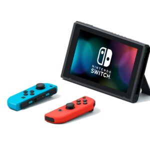 Nintendo Switch 32 GB | Konsola przenośna do gier | Wi-Fi | Szaro-Czerwono-Niebieska