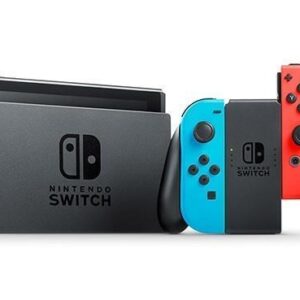Nintendo Switch 32 GB | Konsola przenośna do gier | Wi-Fi | Szaro-Czerwono-Niebieska