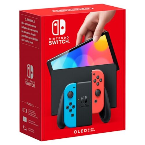 Nintendo Switch OLED Red & Blue | Konsola przenośna do gier | WYPRZEDAŻ