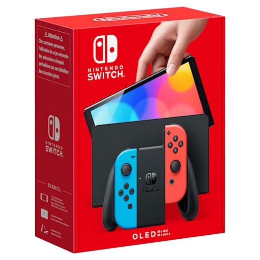Nintendo Switch OLED Red & Blue | Konsola przenośna do gier | WYPRZEDAŻ
