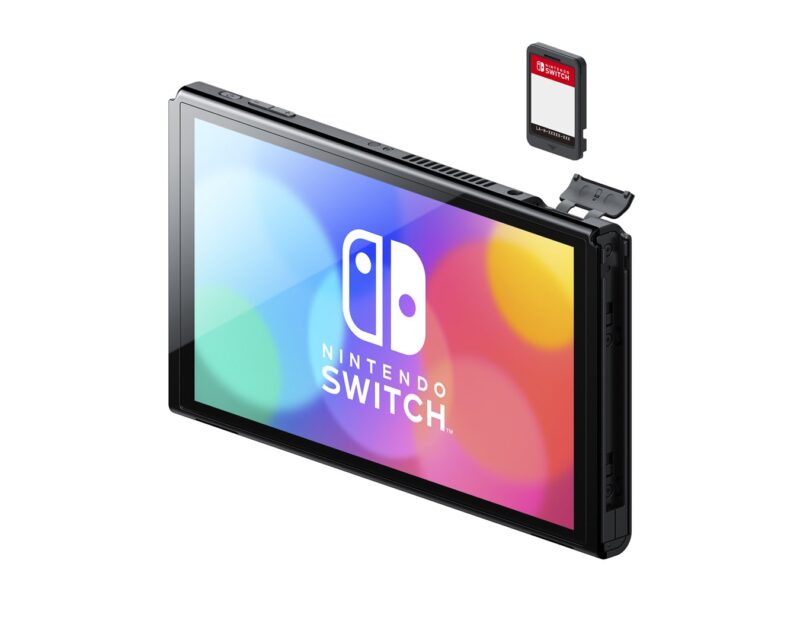 Nintendo Switch OLED Red & Blue | Konsola przenośna do gier | WYPRZEDAŻ