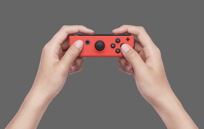Nintendo Switch OLED Red & Blue | Konsola przenośna do gier | WYPRZEDAŻ