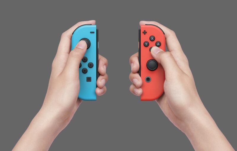 Nintendo Switch OLED Red & Blue | Konsola przenośna do gier | WYPRZEDAŻ