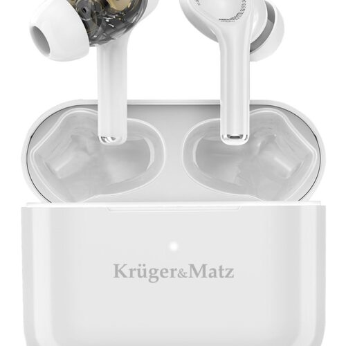 Kruger & Matz Dual Driver M4 PRO Słuchawki douszne TWS stereo Bluetooth białe