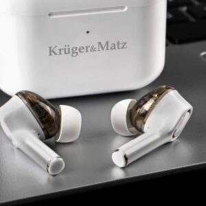 Kruger & Matz Dual Driver M4 PRO Słuchawki douszne TWS stereo Bluetooth białe