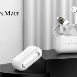 Kruger & Matz Dual Driver M4 PRO Słuchawki douszne TWS stereo Bluetooth białe