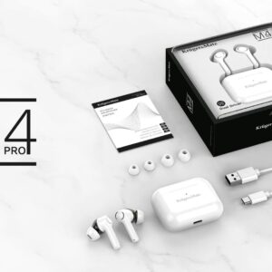 Kruger & Matz Dual Driver M4 PRO Słuchawki douszne TWS stereo Bluetooth białe