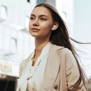 Kruger & Matz Dual Driver M4 PRO Słuchawki douszne TWS stereo Bluetooth białe