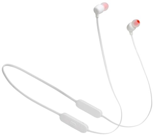 JBL Tune 125BT | Bezprzewodowe słuchawki douszne | Białe