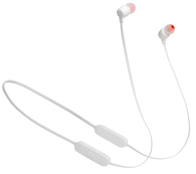 JBL Tune 125BT | Bezprzewodowe słuchawki douszne | Białe