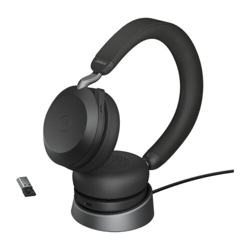 Jabra 27599-989-989 słuchawki/zestaw słuchawkowy Przewodowy i Bezprzewodowy Opaska na głowę Biuro/centrum telefoniczne Bluetooth Podstawka do ładowania Czarny