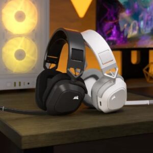 Corsair CA-9011296-EU słuchawki/zestaw słuchawkowy Bezprzewodowy Opaska na głowę Gaming Bluetooth Biały
