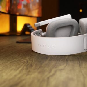 Corsair CA-9011296-EU słuchawki/zestaw słuchawkowy Bezprzewodowy Opaska na głowę Gaming Bluetooth Biały