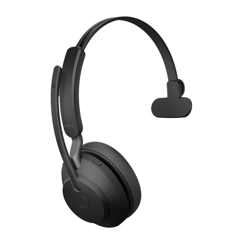 Jabra 26599-889-989 słuchawki/zestaw słuchawkowy Bezprzewodowy Opaska na głowę Biuro/centrum telefoniczne USB Typu-A Bluetooth Czarny