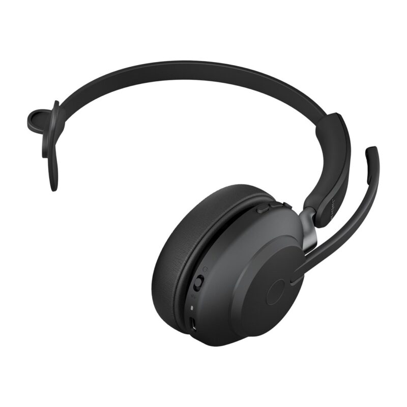 Jabra 26599-889-989 słuchawki/zestaw słuchawkowy Bezprzewodowy Opaska na głowę Biuro/centrum telefoniczne USB Typu-A Bluetooth Czarny