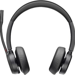 POLY Zestaw słuchawkowy Voyager 4320-M z certyfikatem Microsoft Teams + adapter BT700 + stacja ładująca