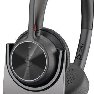 POLY Zestaw słuchawkowy Voyager 4320-M z certyfikatem Microsoft Teams + adapter BT700 + stacja ładująca