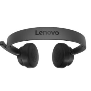 Lenovo Wireless VoIP Headset Zestaw słuchawkowy Bezprzewodowy Opaska na głowę Biuro/centrum telefoniczne Bluetooth Czarny