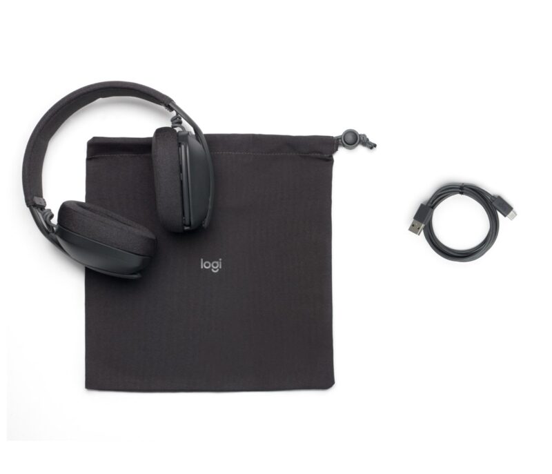 Logitech Zone Vibe 100 Zestaw słuchawkowy Bezprzewodowy Opaska na głowę Połączenia/muzyka Bluetooth Grafitowy