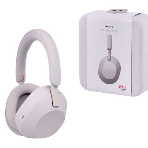 Słuchawki Sony WH-1000XM5 nauszne bluetooth srebrne