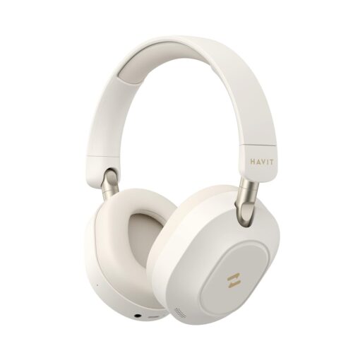 Słuchawki bezprzew. bluetooth Havit H668BT beżowy