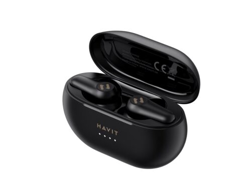 Havit TW915E | Czarne słuchawki TWS Bluetooth 5.3