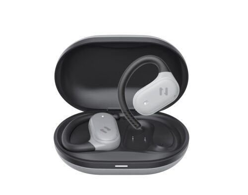 Havit OWS915 | Szare słuchawki TWS Bluetooth 5.3 | Bezprzewodowe | Mikrofon | Etui ładujące