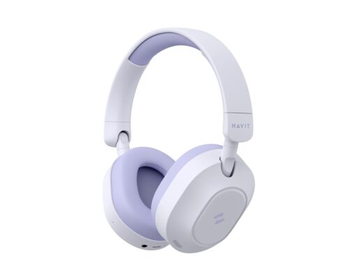 Havit H668BT | Fioletowe słuchawki Bluetooth nauszne | Bezprzewodowe | Mikrofon | Składane