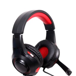 GEMBIRD GAMING SŁUCHAWKI USB 5.1 Z SYSTEMEM SURROUND CZARNO/CZERWONE, MIKROFON, REGULACJA GŁOŚNOŚCI
