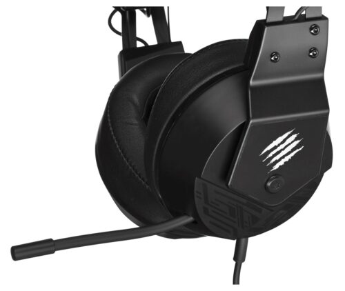 Mad Catz F.R.E.Q. 2 | Przewodowe słuchawki gamingowe z mikrofonem | Jack 3.5 mm | Czarne