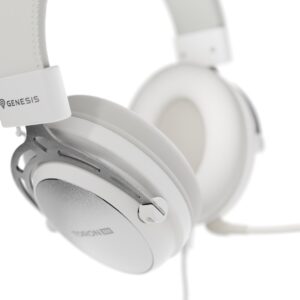GENESIS Toron 301 Zestaw słuchawkowy Przewodowa Opaska na głowę Gaming Biały