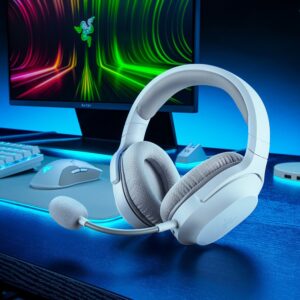 Razer Barracuda X Zestaw słuchawkowy Przewodowy i Bezprzewodowy Opaska na głowę Gaming USB Type-C Bluetooth Biały