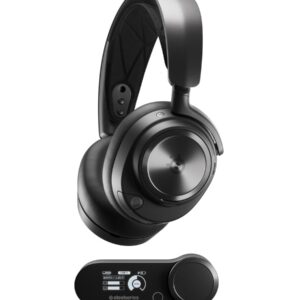 Steelseries Arctis Nova Pro Wireless Zestaw słuchawkowy Bezprzewodowy Opaska na głowę Gaming Bluetooth Czarny