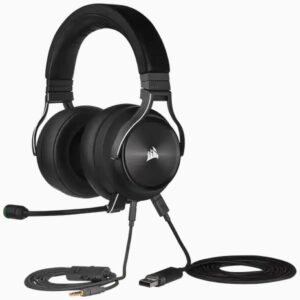 Corsair VIRTUOSO RGB Wireless XT Zestaw słuchawkowy Przewodowy i Bezprzewodowy Opaska na głowę Bluetooth Czarny