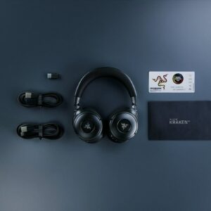 Razer Kraken V4 Zestaw słuchawkowy Bezprzewodowy Opaska na głowę Gaming USB Typu-A Bluetooth Czarny