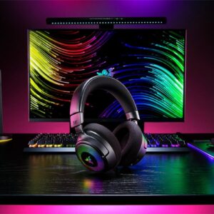 Razer Kraken V4 Zestaw słuchawkowy Bezprzewodowy Opaska na głowę Gaming USB Typu-A Bluetooth Czarny