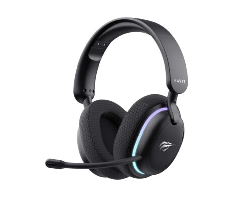 Havit Fuxi‑H7 | Słuchawki gamingowe 5‑mode | 2.4 G + BT 5.2 + USB + jack